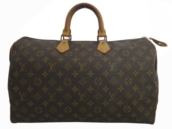 e52092a Louis Vuitton Speedy 40 Monogram Canvas Bag Brown