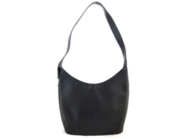 e52097a 1 Loewe Leather Shoulder Bag Black