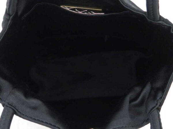 e52103a 3 Bottega Veneta Satin Handbag Tote Bag Black