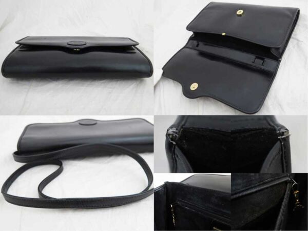 e52105a 4 Gucci Shoulder Bag Black Leather