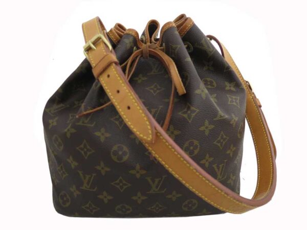 e52197a Louis Vuitton Petit Noe Monogram Canvas Shoulder Bag Brown