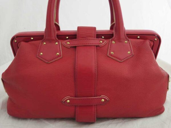 e52198a 1 Louis Vuitton Suhari Angénue PM Suhari Leather Handbag Red