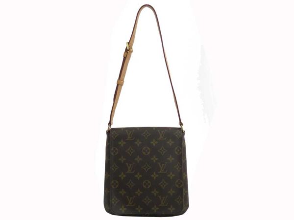 e52203a 1 Louis Vuitton Musette Salsa Monogram Canvas Shoulder Bag Brown