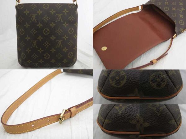 e52203a 4 Louis Vuitton Musette Salsa Monogram Canvas Shoulder Bag Brown