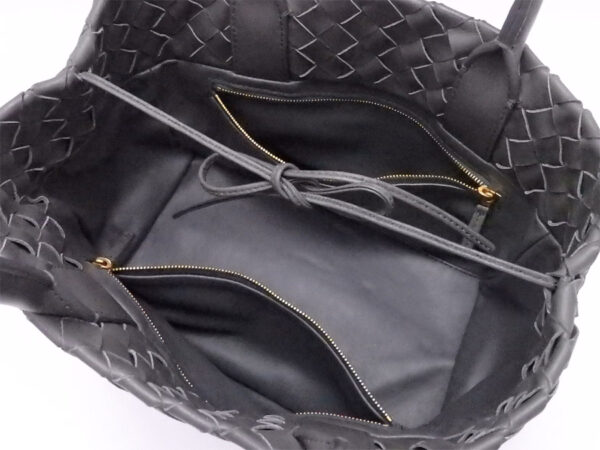 e52246f 3 Bottega Veneta Intrecciato Leather Tote Bag Gray