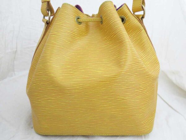 e52395a 2 Louis Vuitton Petit Noe Epi Leather Shoulder Bag Yellow