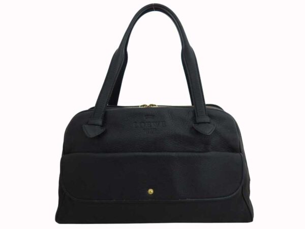 e52405a Loewe Leather Shoulder Bag Black