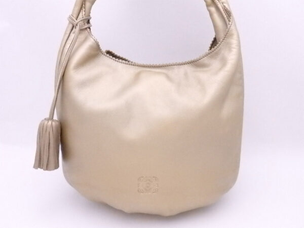 e52448a 1 Loewe Anagram Leather Shoulder Bag