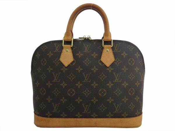 e52501a Louis Vuitton Alma Monogram Canvas Handbag Brown