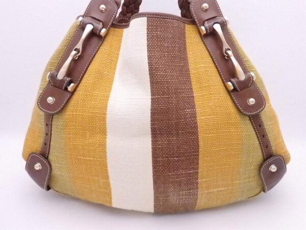 e52549a 1 Gucci Multicolor Shoulder Bag Brown Canvas Leather