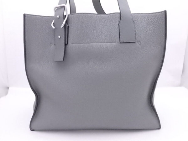 e52651a 2 Loewe Anagram Leather Tote Bag Gray