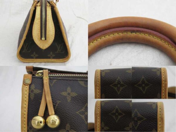 e52695a 4 Louis Vuitton Popincourt Monogram Canvas Handbag Brown