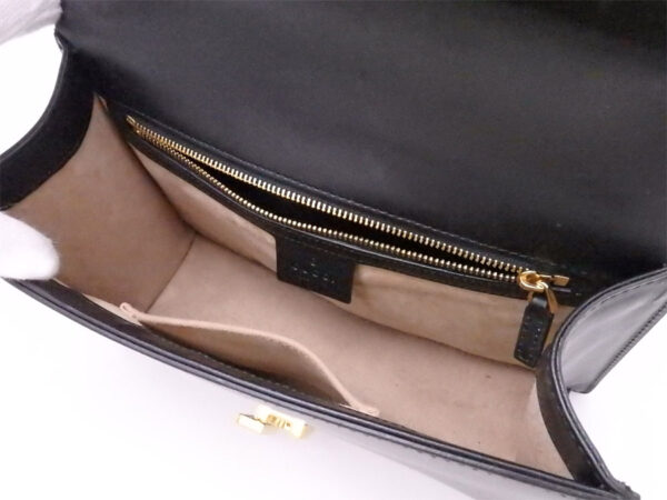 e52744a 3 Gucci Sylvie Small Shoulder Bag Black Leather