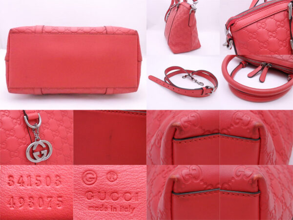 e52751a 4 Gucci Guccisima 2Way Bag Red Leather