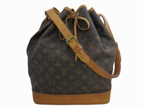 e52796a Louis Vuitton Noe Monogram Canvas Shoulder Bag Brown