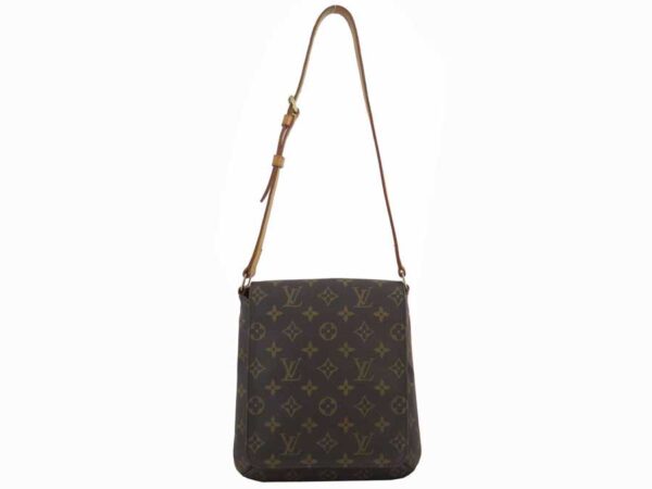 e52891i 1 Louis Vuitton Musette Salsa Monogram Canvas Shoulder Bag Brown