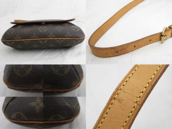 e52891i 4 Louis Vuitton Musette Salsa Monogram Canvas Shoulder Bag Brown