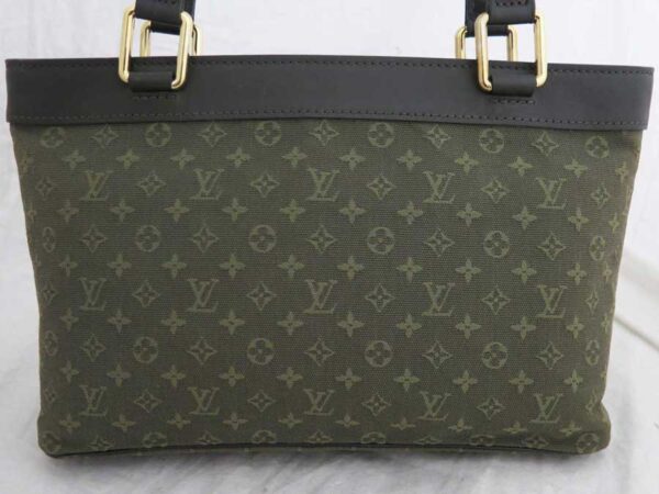 e52992a 1 Louis Vuitton Lucille PM Monogram Mini Canvas Shoulder Bag Khaki