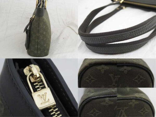 e52992a 4 Louis Vuitton Lucille PM Monogram Mini Canvas Shoulder Bag Khaki