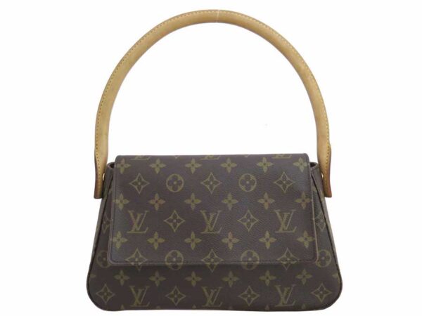 e53001a Louis Vuitton Mini Looping Monogram Canvas Shoulder Bag Brown