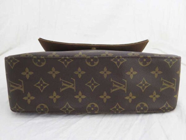 e53001a 2 Louis Vuitton Mini Looping Monogram Canvas Shoulder Bag Brown