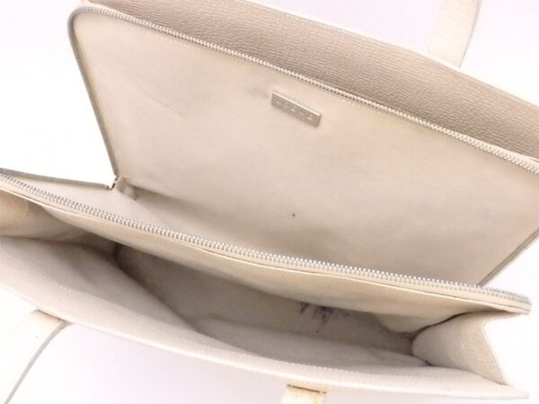 e53041a 3 Loewe Leather Tote Bag Off White