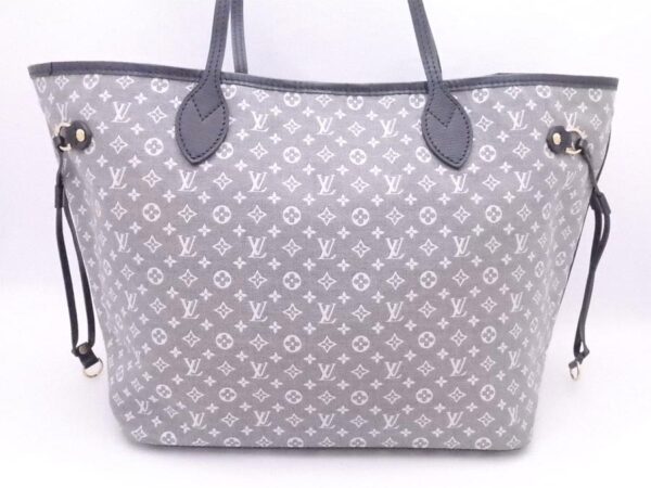 e53060f 1 Louis Vuitton Neverfull MM Monogram Ideal Canvas Tote Bag Blue