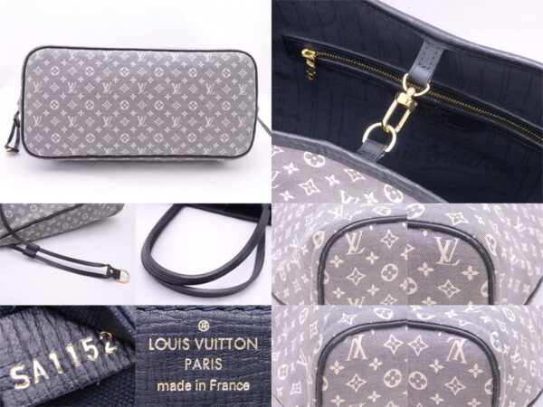 e53060f 4 Louis Vuitton Neverfull MM Monogram Ideal Canvas Tote Bag Blue