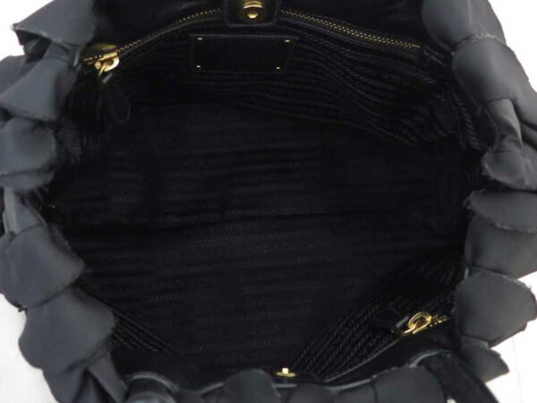 e53091a 3 Prada Tote Bag Nylon Leather Black