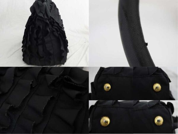 e53091a 4 Prada Tote Bag Nylon Leather Black