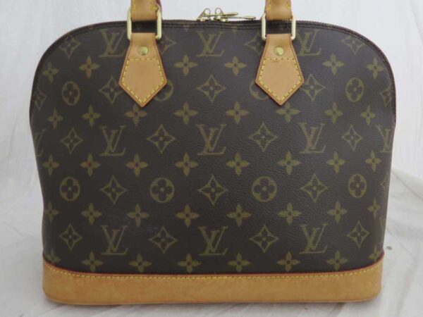 e53191a 1 Louis Vuitton Alma PM Monogram Canvas Handbag Brown