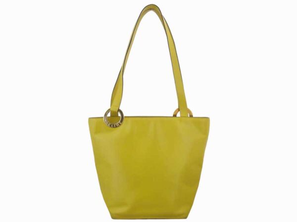 e53198a Celine Shoulder Bag Leather Yellow