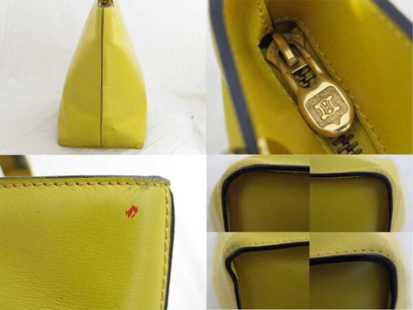 e53198a 4 Celine Shoulder Bag Leather Yellow