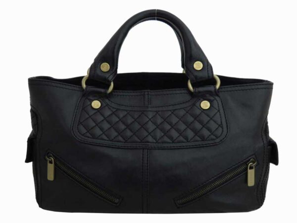 e53199a Celine Boogie Bag Leather Black