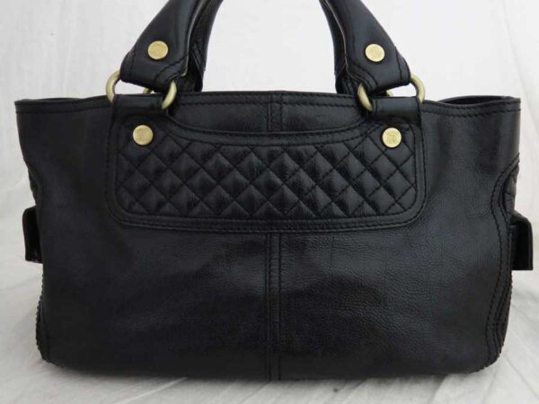 e53199a 1 Celine Boogie Bag Leather Black