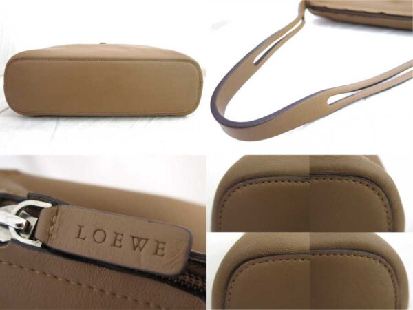 e53292a 4 Loewe Leather Shoulder Bag Brown