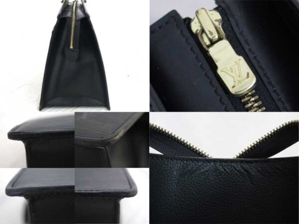 e53297a 4 Louis Vuitton Riviera Epi Leather Handbag Black