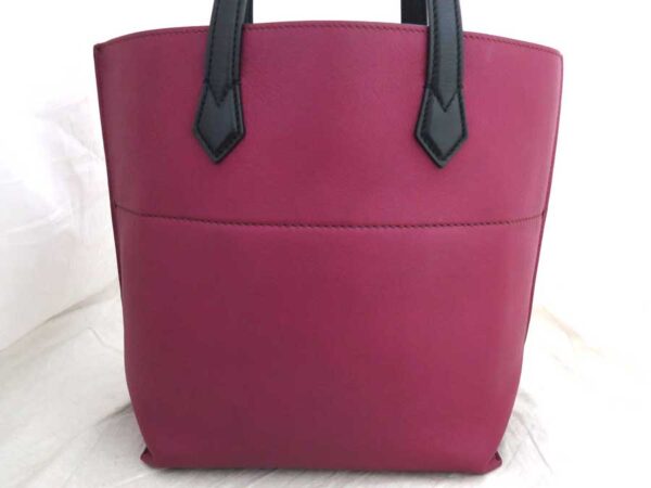 e53405a 1 Fendi Tote Bag Leather Magenta Black