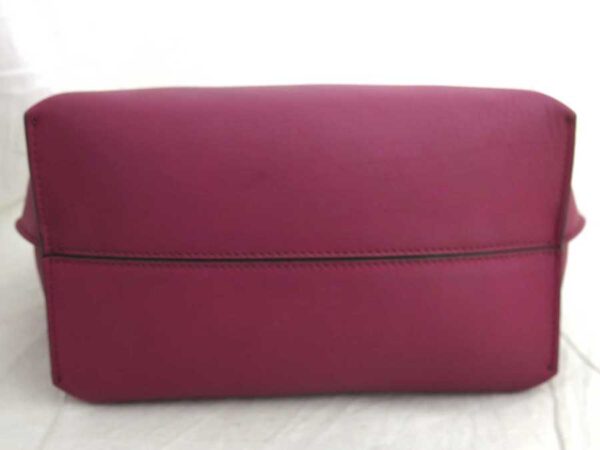 e53405a 2 Fendi Tote Bag Leather Magenta Black