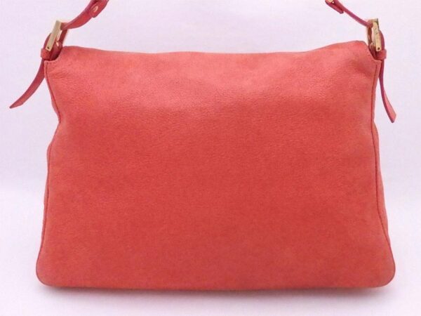 e53443a 2 Fendi Mamma Bucket Shoulder Bag Suede Orange