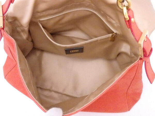 e53443a 3 Fendi Mamma Bucket Shoulder Bag Suede Orange