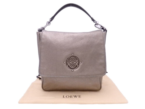 e53455a Loewe Anagram Leather Handbag