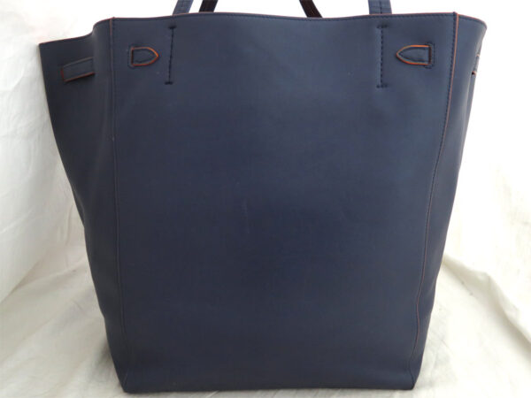 e53492a 2 Celine Phantom Tote Bag Leather Blue Orange