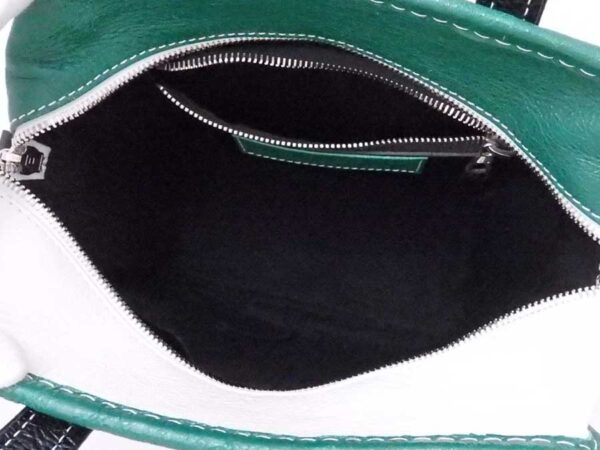 e53553f 3 Balenciaga Leather Bazaar Shopper Bag Green Black White