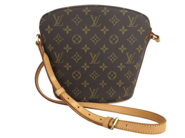 e53591a Louis Vuitton Drouot Monogram Canvas Crossbody Bag Brown