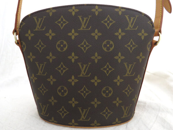 e53591a 2 Louis Vuitton Drouot Monogram Canvas Crossbody Bag Brown