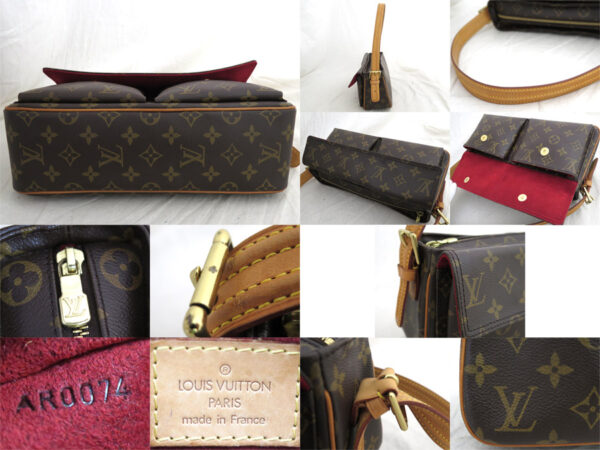 e53592a 4 Louis Vuitton Viva Cite MM Monogram Canvas Shoulder Bag Brown