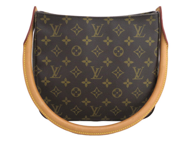 e53598a Louis Vuitton Looping MM Monogram Canvas Shoulder Bag Brown