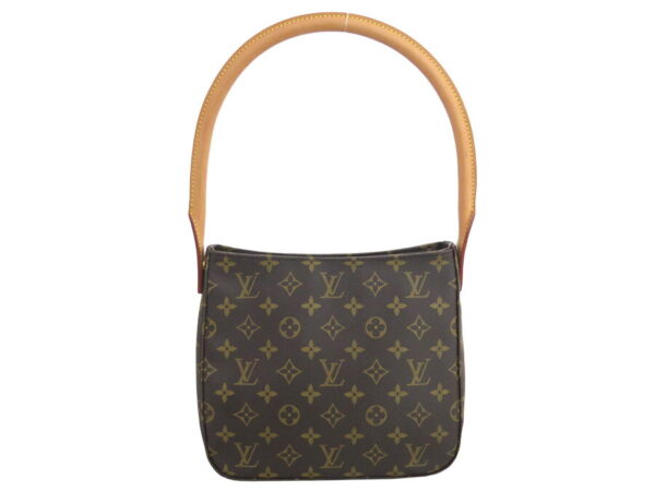 e53598a 1 Louis Vuitton Looping MM Monogram Canvas Shoulder Bag Brown