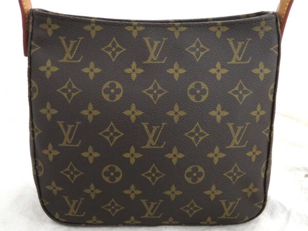 e53598a 2 Louis Vuitton Looping MM Monogram Canvas Shoulder Bag Brown